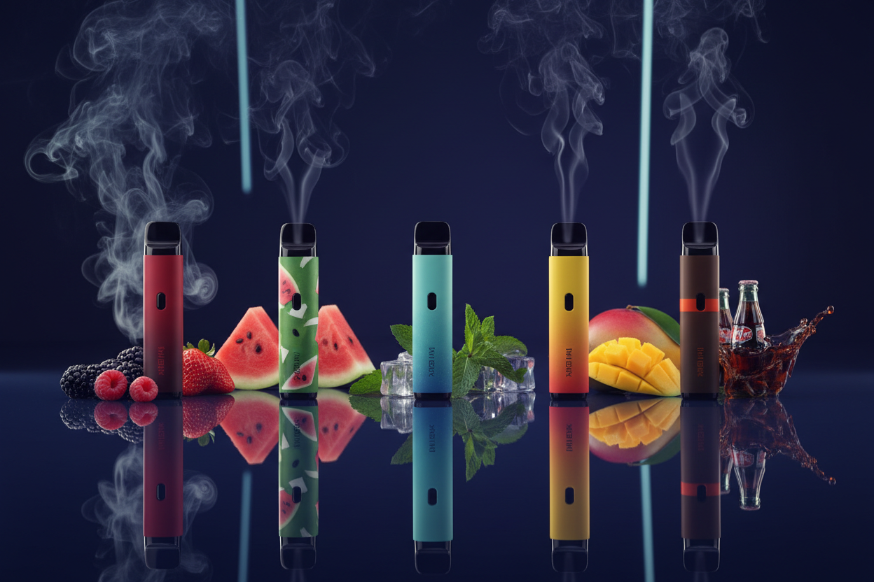 🏆 Top 5 des saveurs de puff les plus populaires en 2025